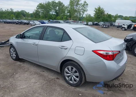 2016 Toyota Corolla Le из США, поврежденный, VIN 5YFBURHEXGP481893